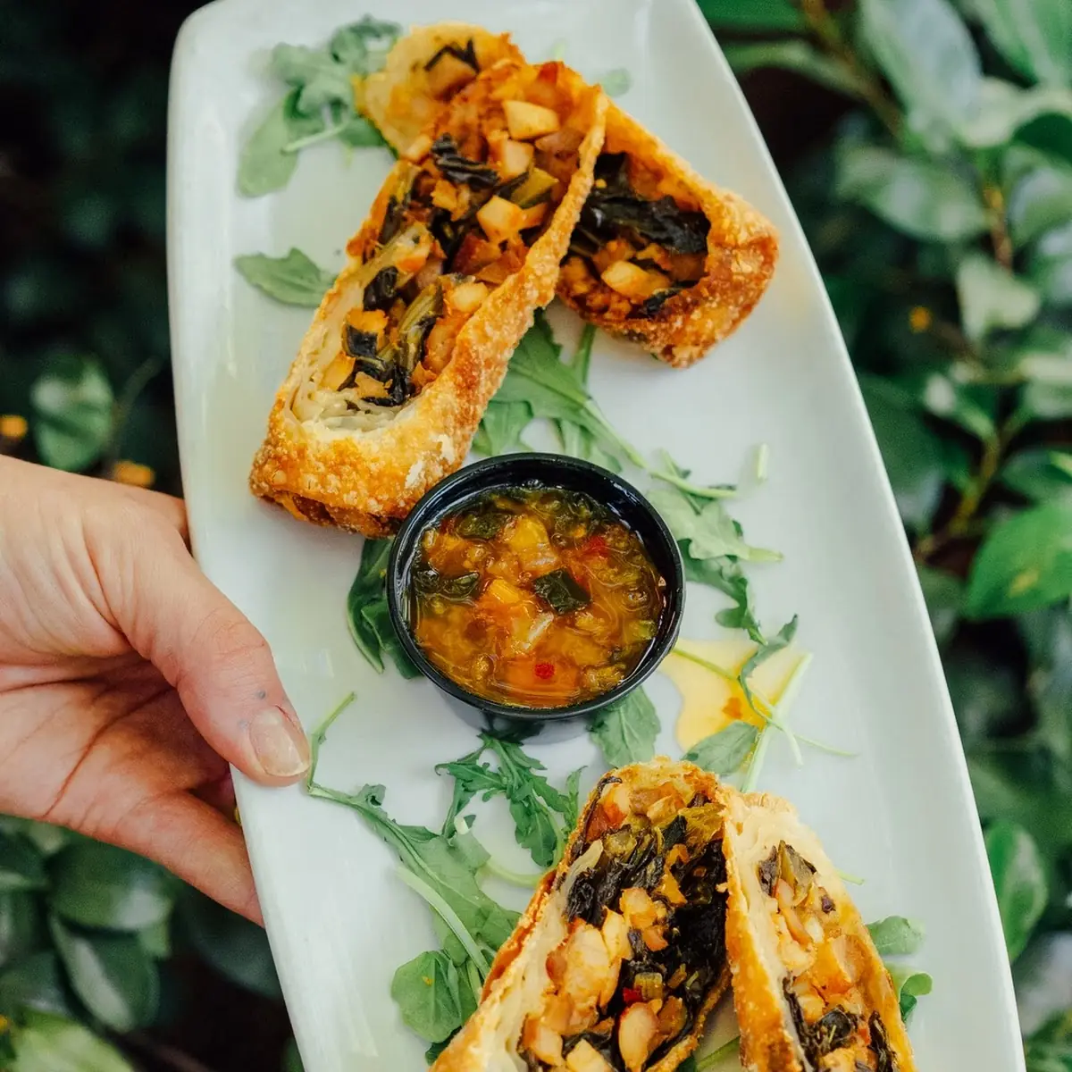 BBQ Egg Rolls