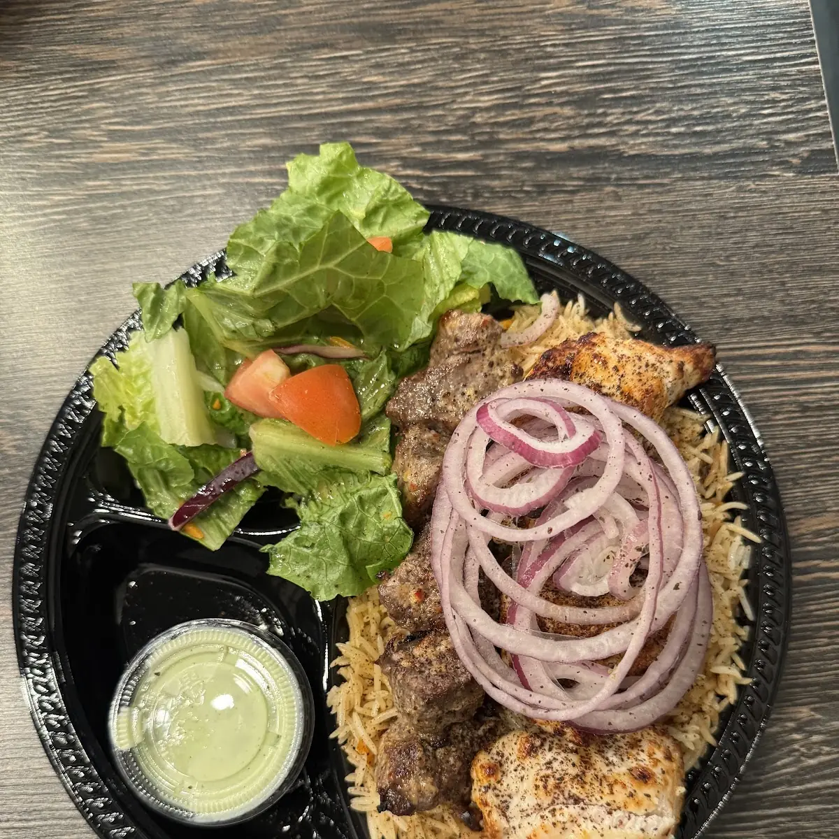 Lamb Kebab and Chicken Kadai