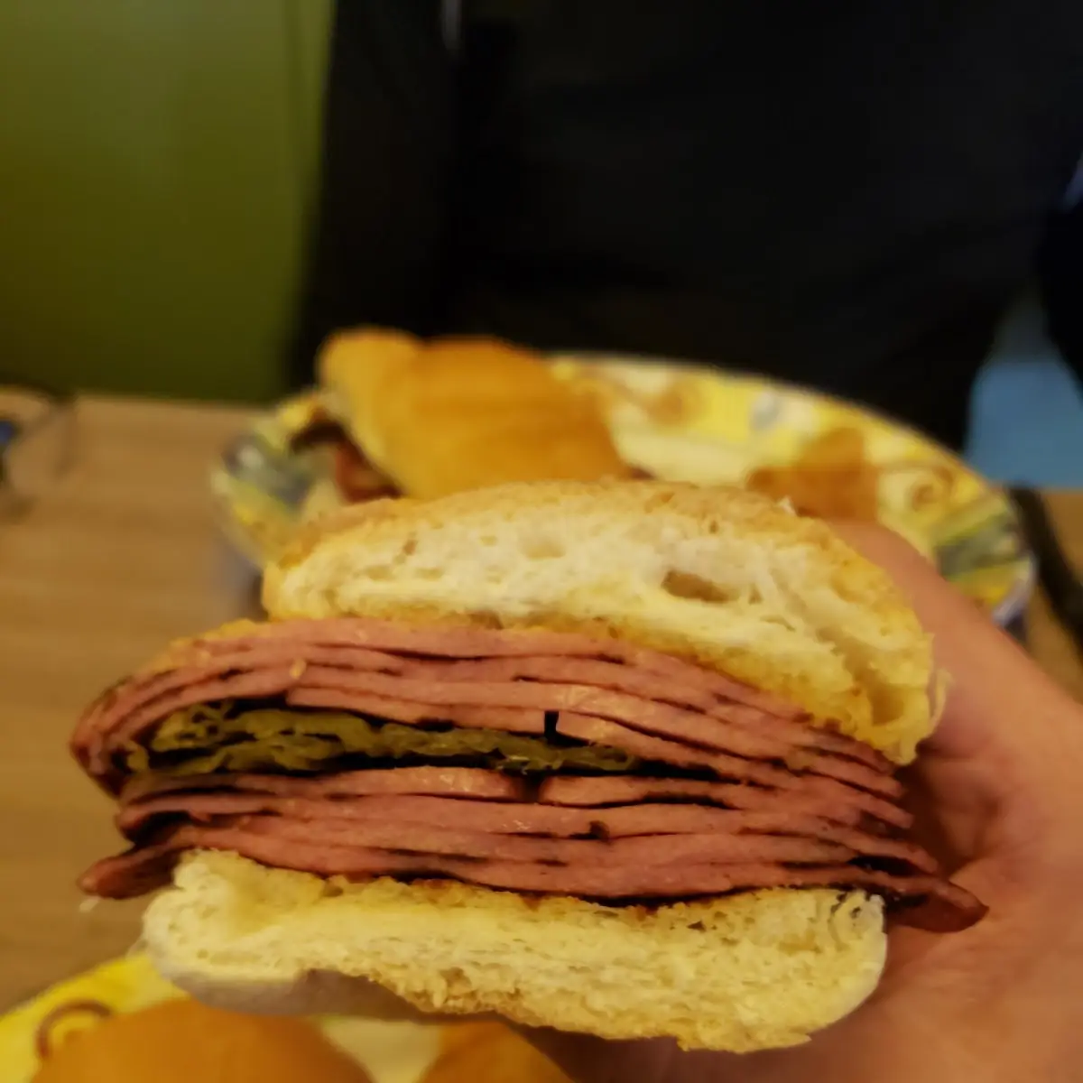 Prop's Original Baked Ham Sandwich on Rye