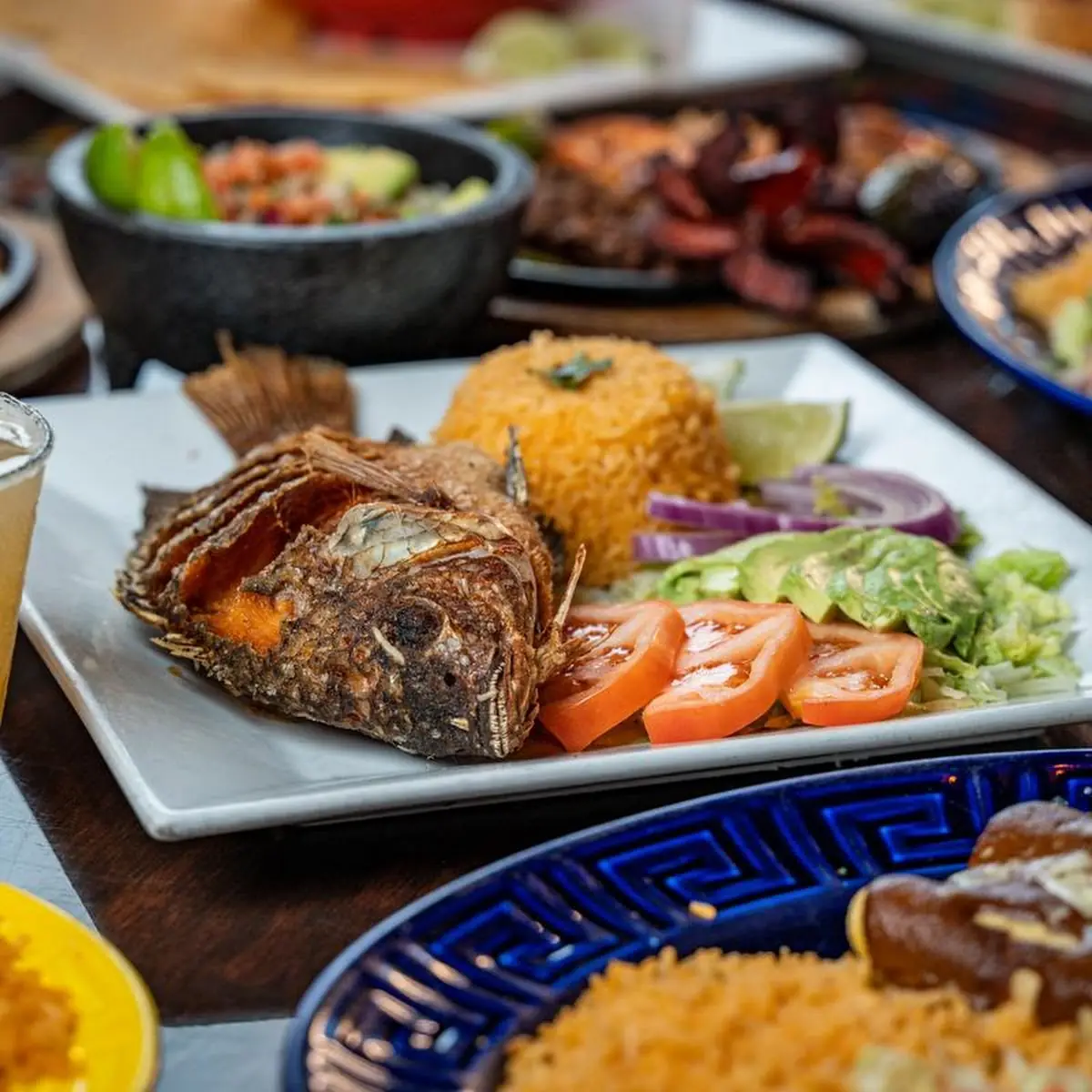 Whole Fried Fish Mojarra