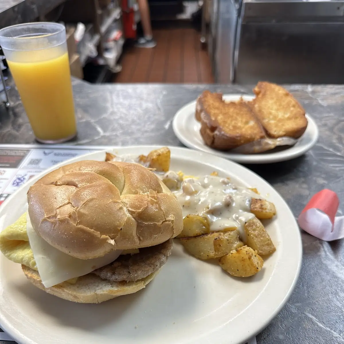 Sausage Egg Cheese Sandwich