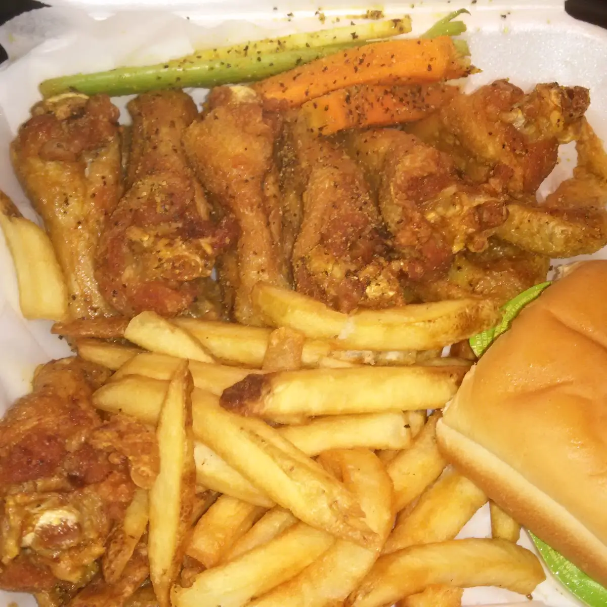 Lemon Pepper Wings Combo