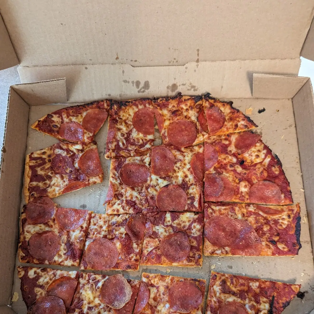 Pepperoni Crunchy Thin Crust Pizza