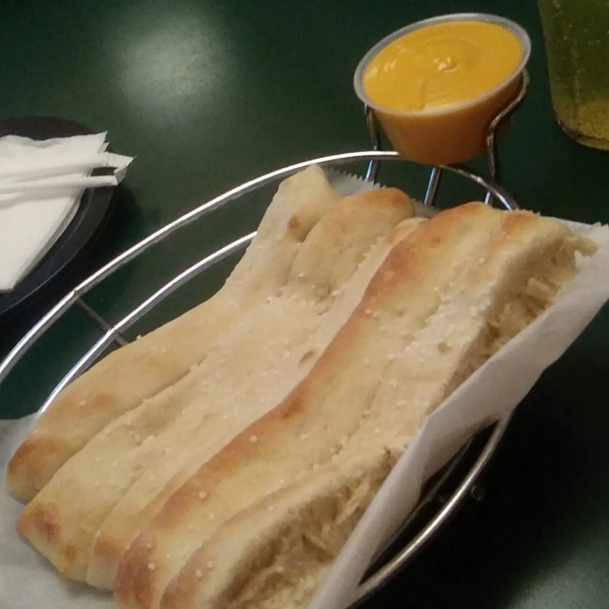Breadsticks with Nacho Cheese