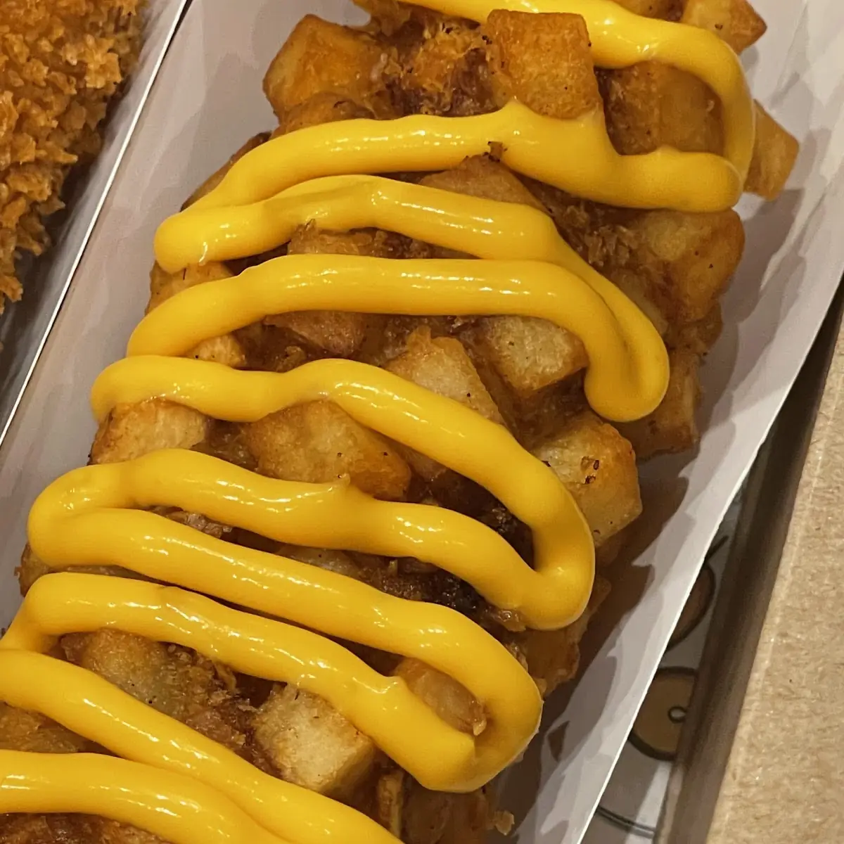 Triple Cheese Dog and Cheese Topping