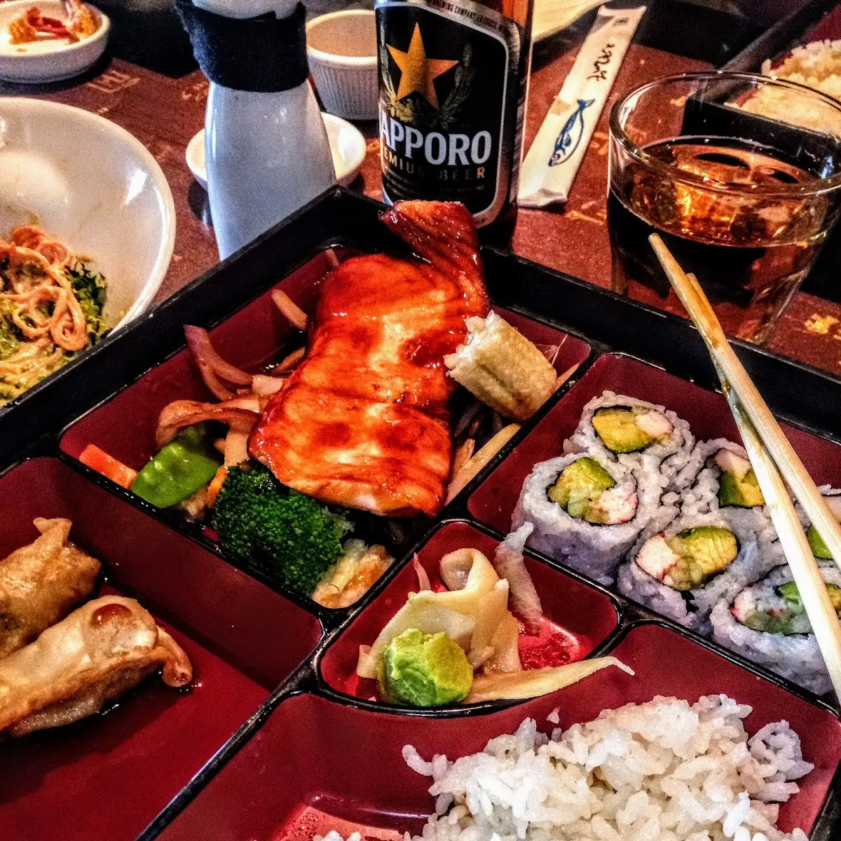 Teriyaki Salmon Bento Box