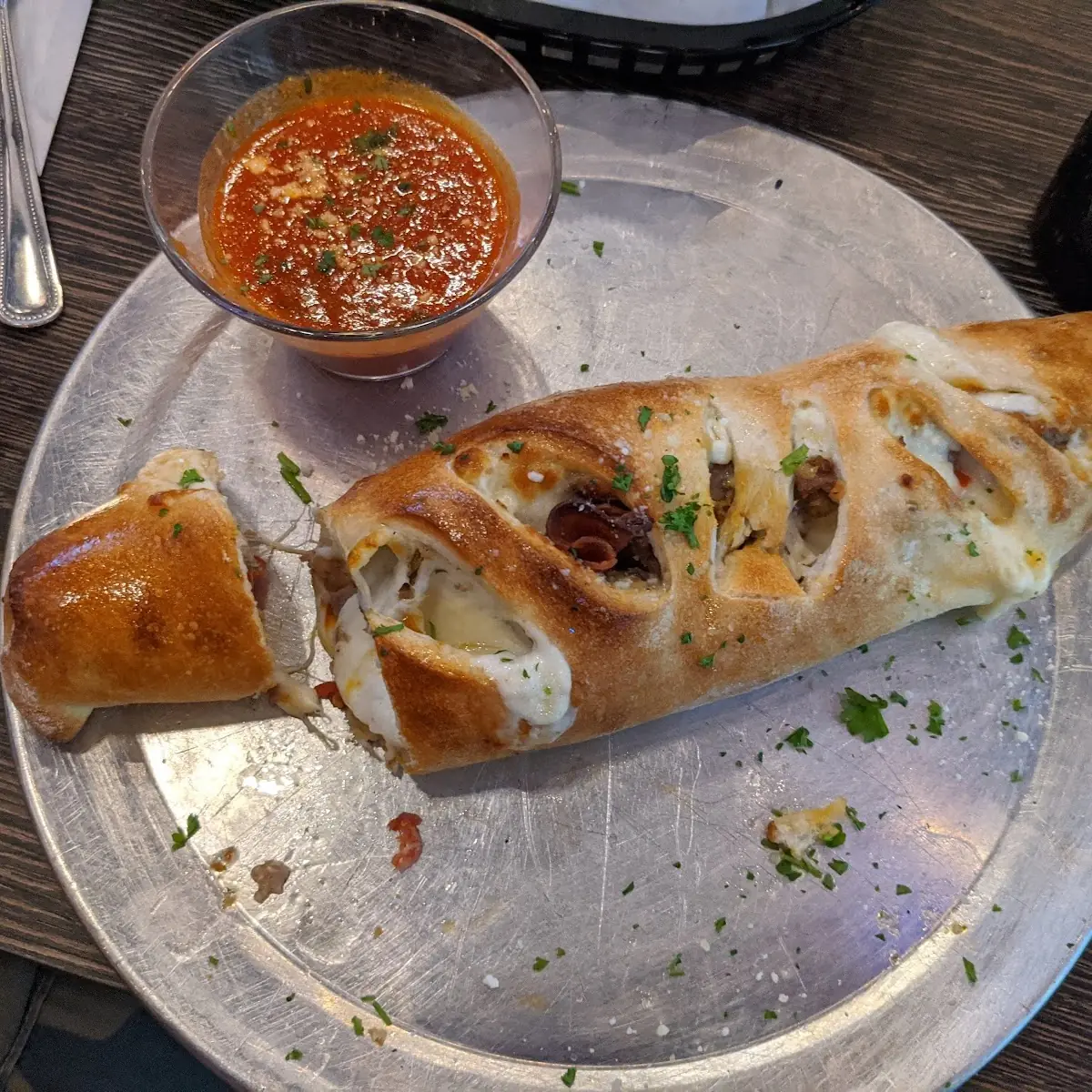 Classic Pepperoni Stromboli