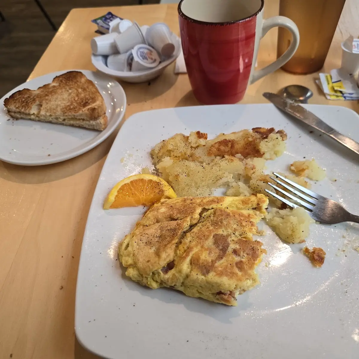 Mushroom and Cheese Omelette