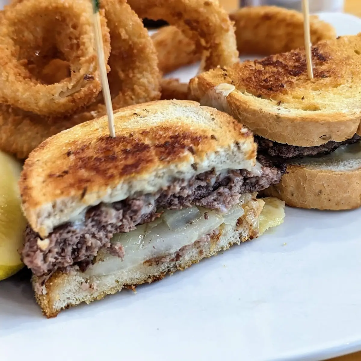 Patty Melt with Grilled Onions