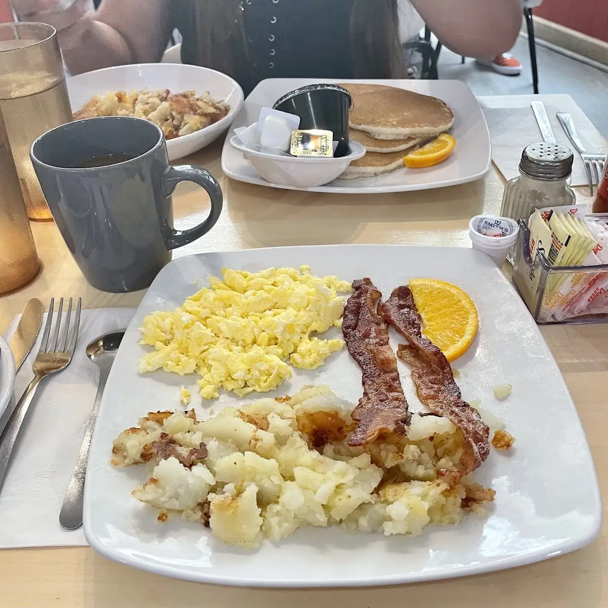 Scrambled Egg Breakfast Platter