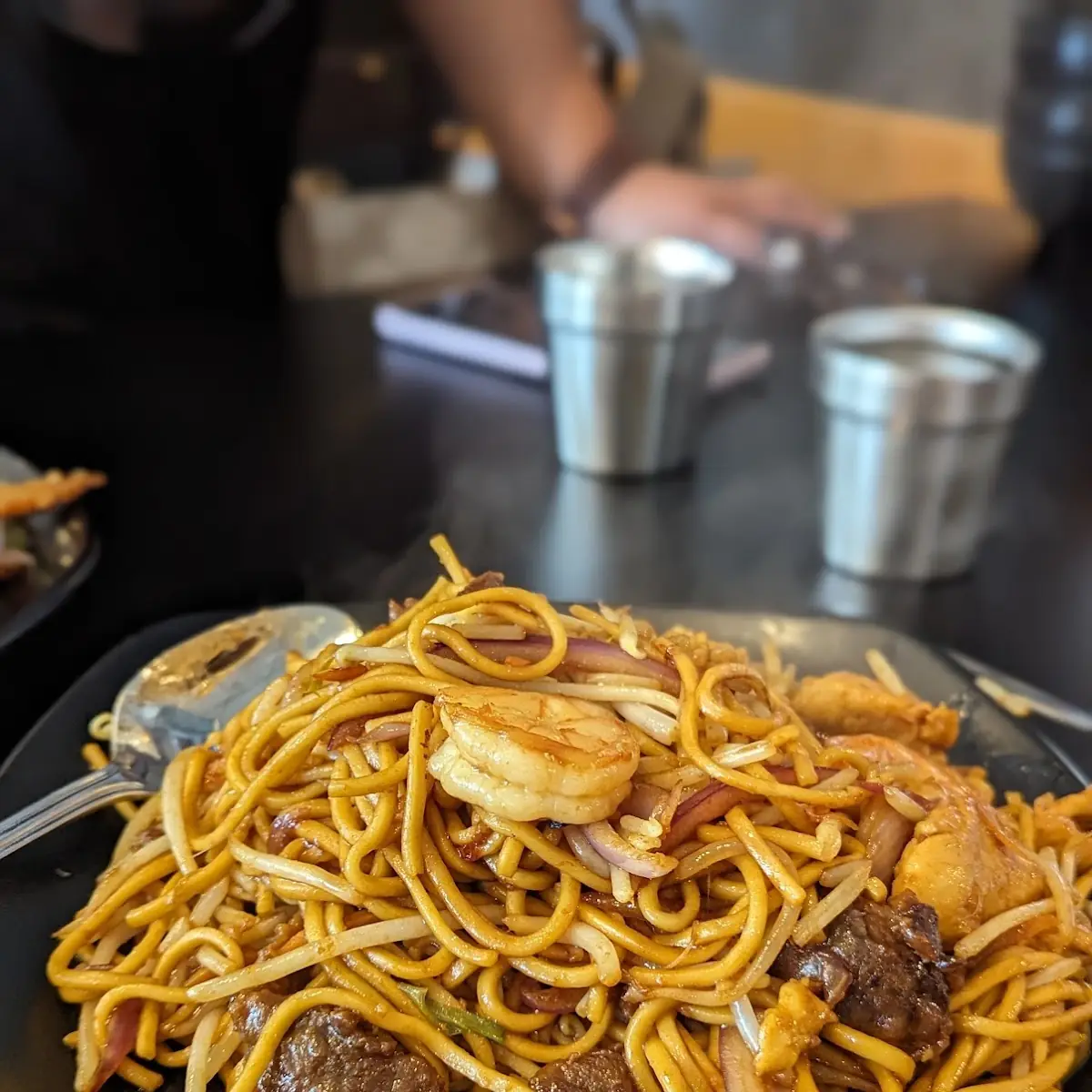 Shrimp and Vegetable Stir Fried Noodles