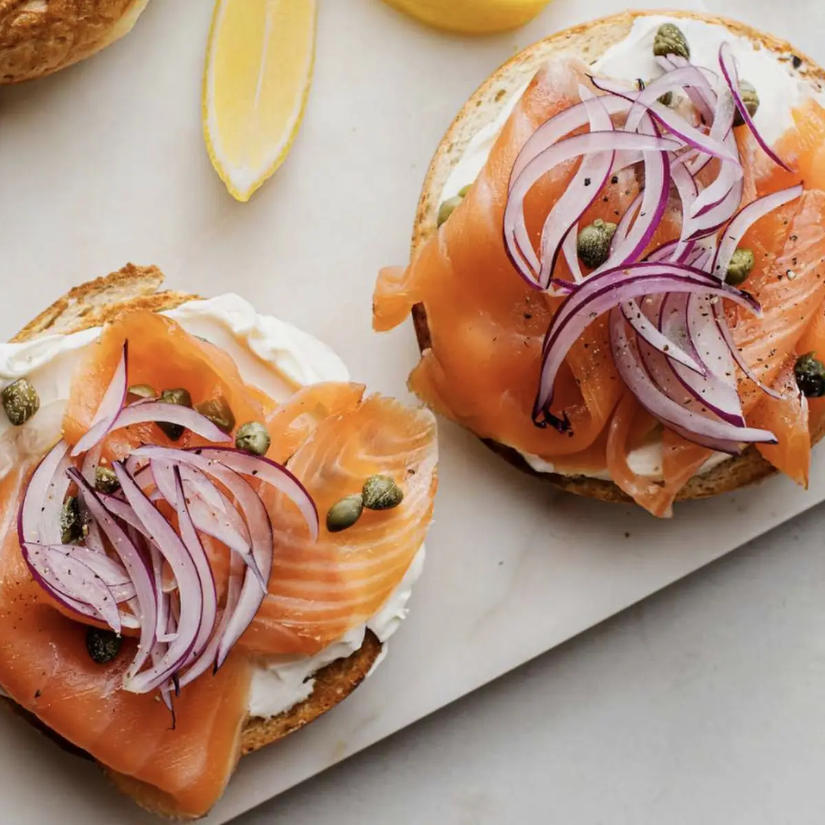 Cream Cheese Lox Bagel