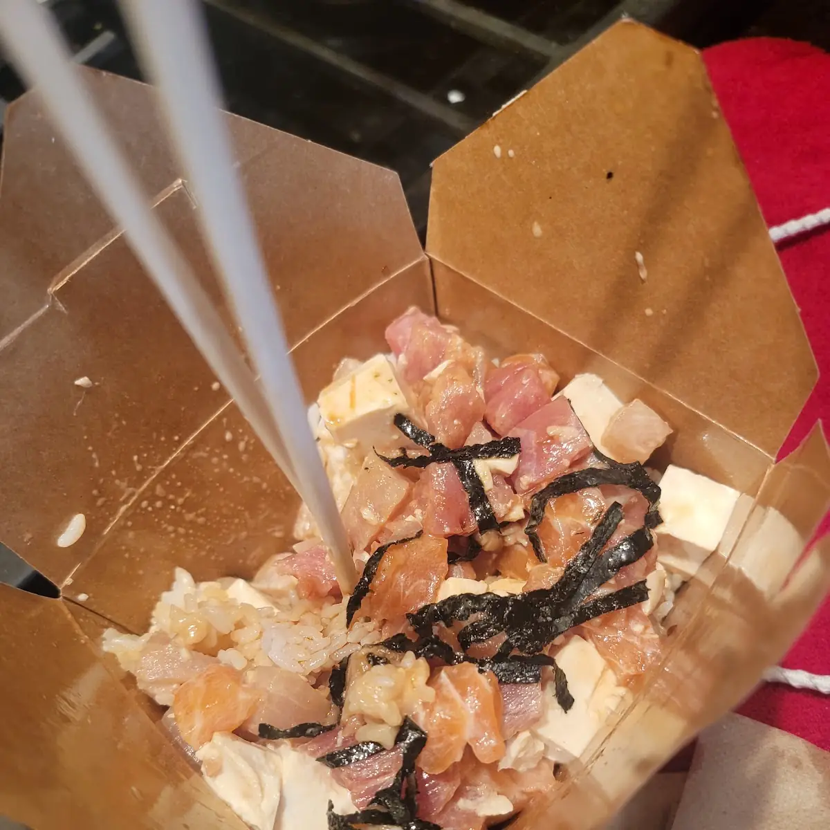 Sushi Bowl Protein with White Rice