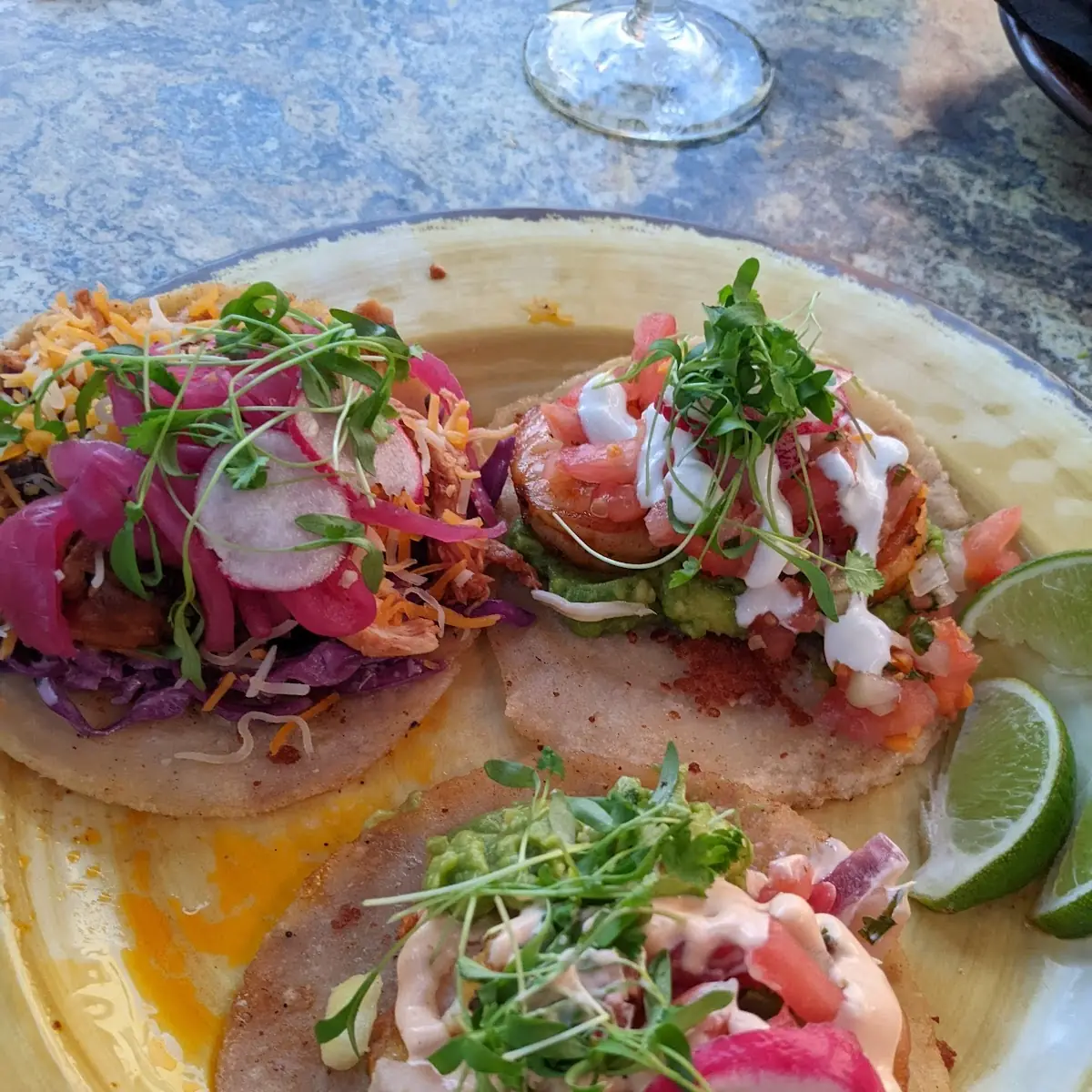 Mushroom Taco and El Pastor Taco