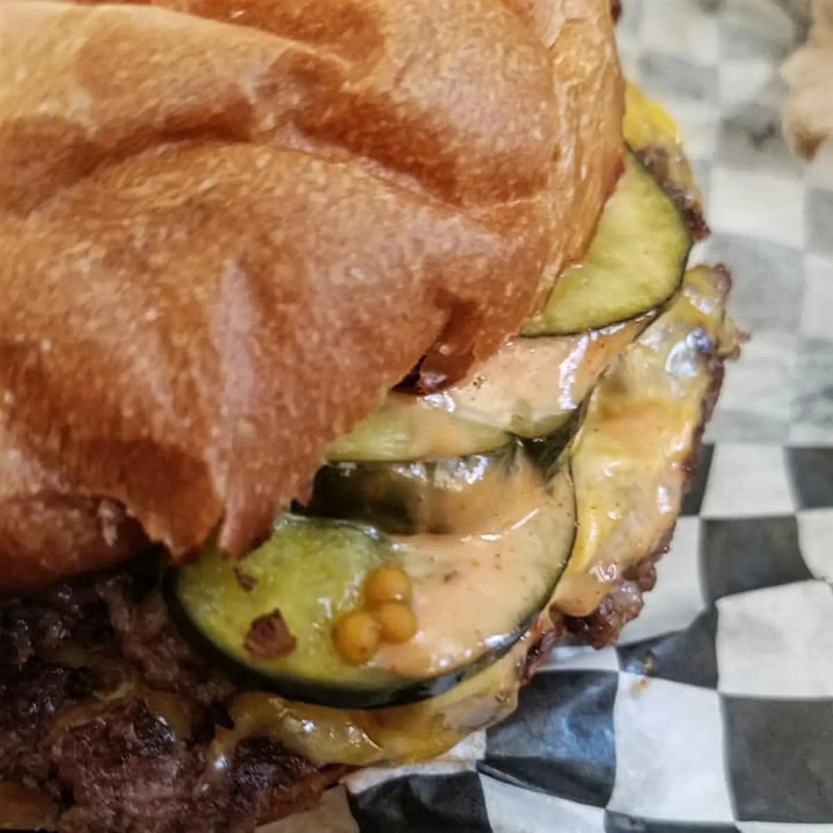 House Made Pickles Vegan Bun