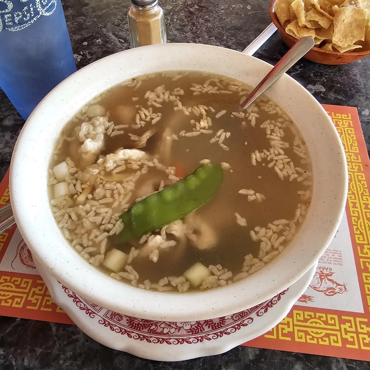 Chicken Sizzling Rice Soup