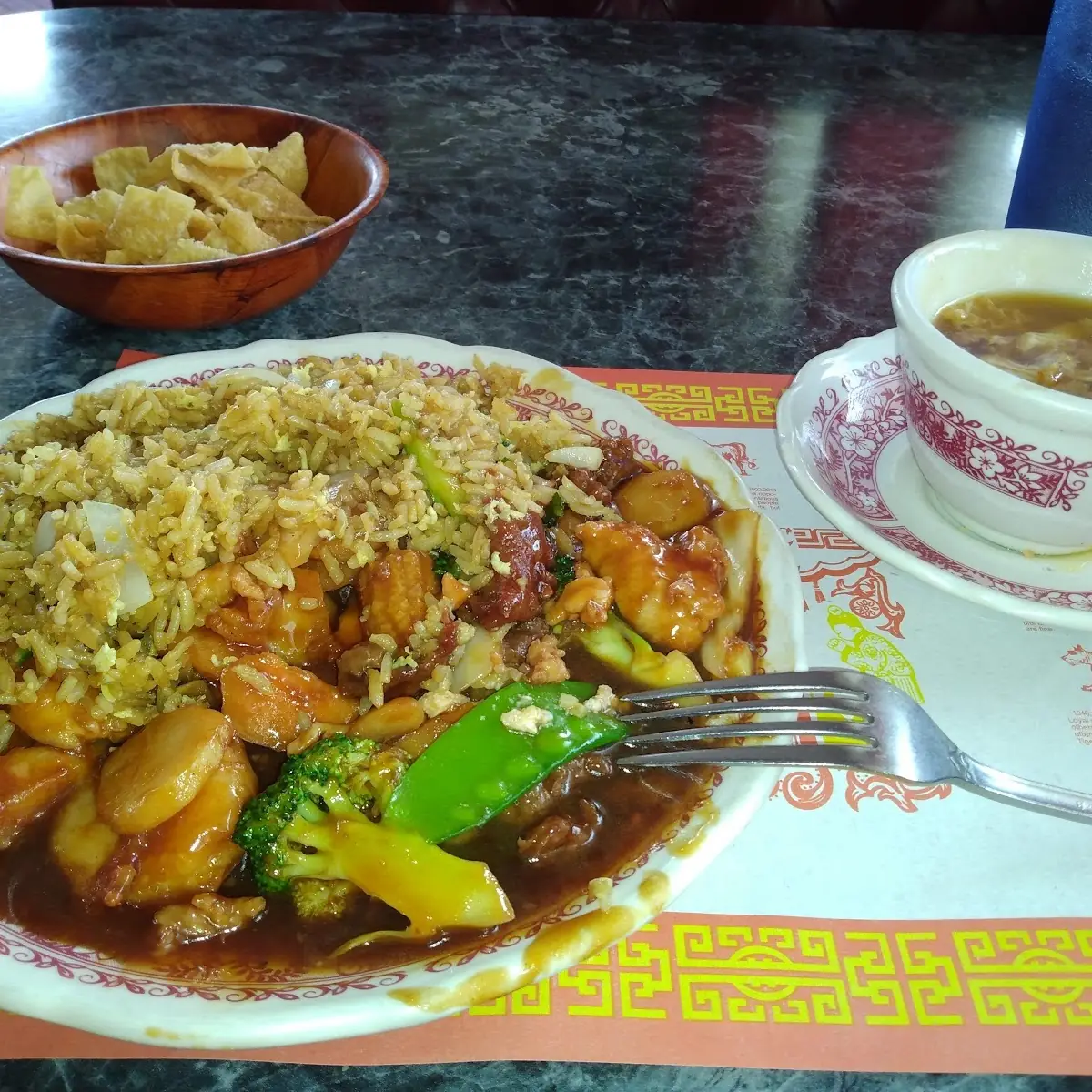 Triple Delight with Fresh Broccoli