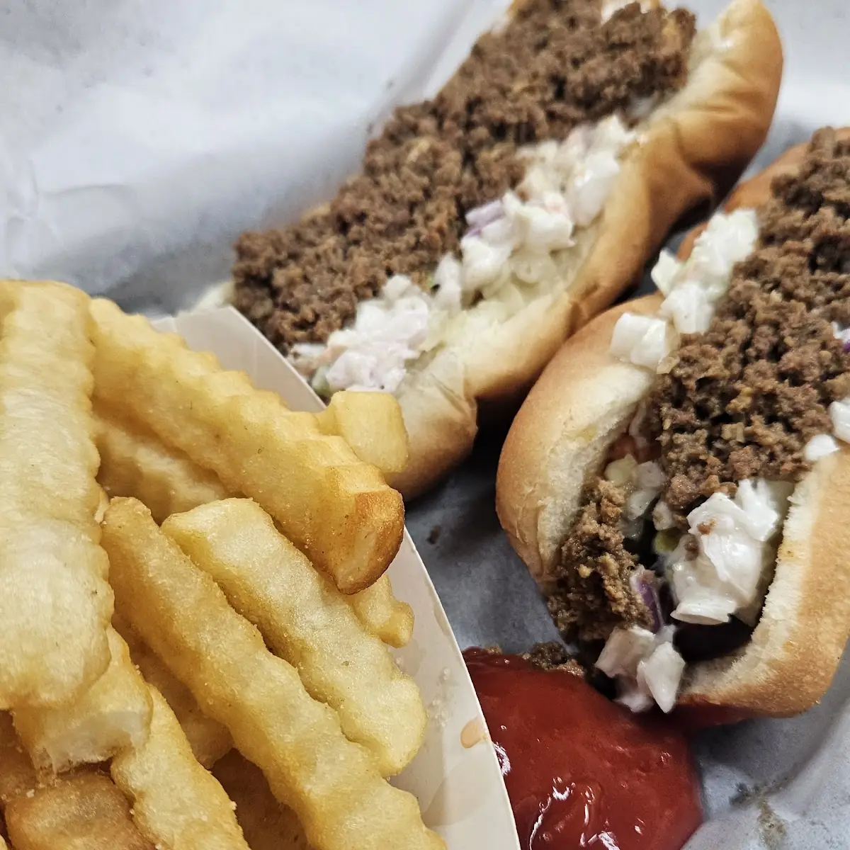 Hot Dogs with Chili
