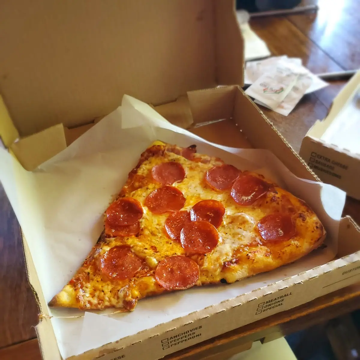 Pepperoni Pizza Slice