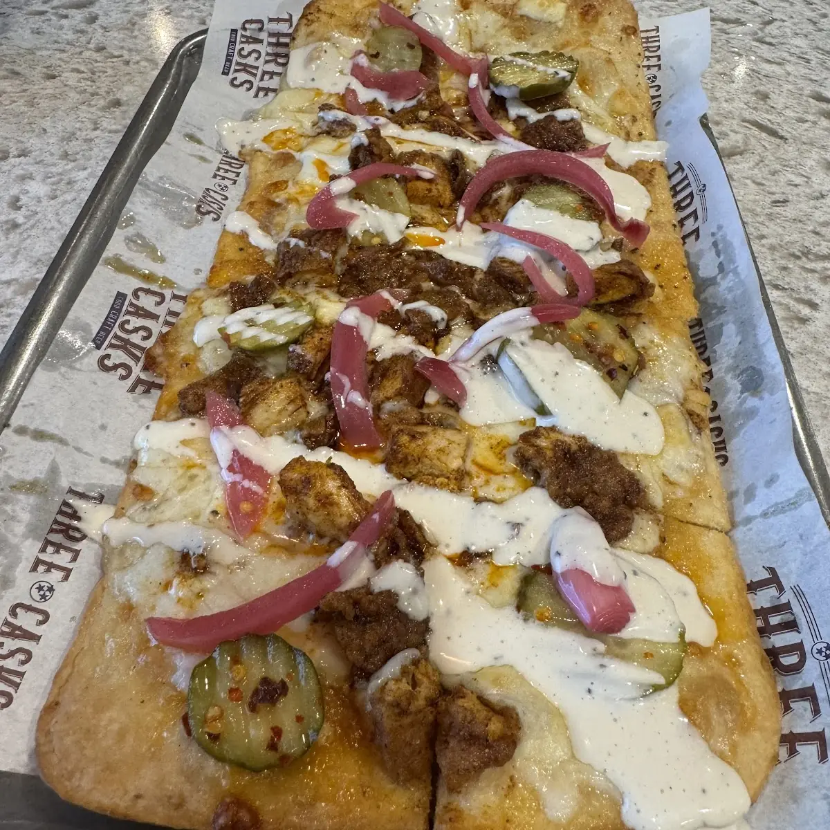 Nashville Hot Chicken Flatbread