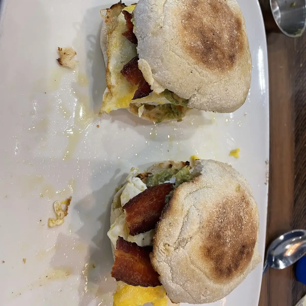 Broken Egg Biscuit Sandwich