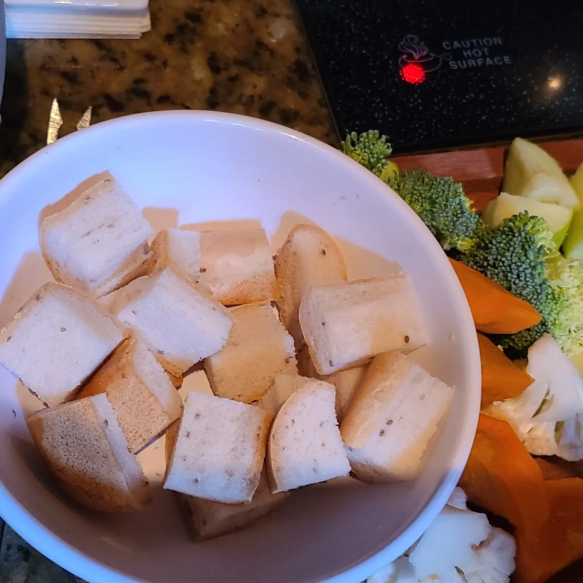Vegan Cheese Fondue