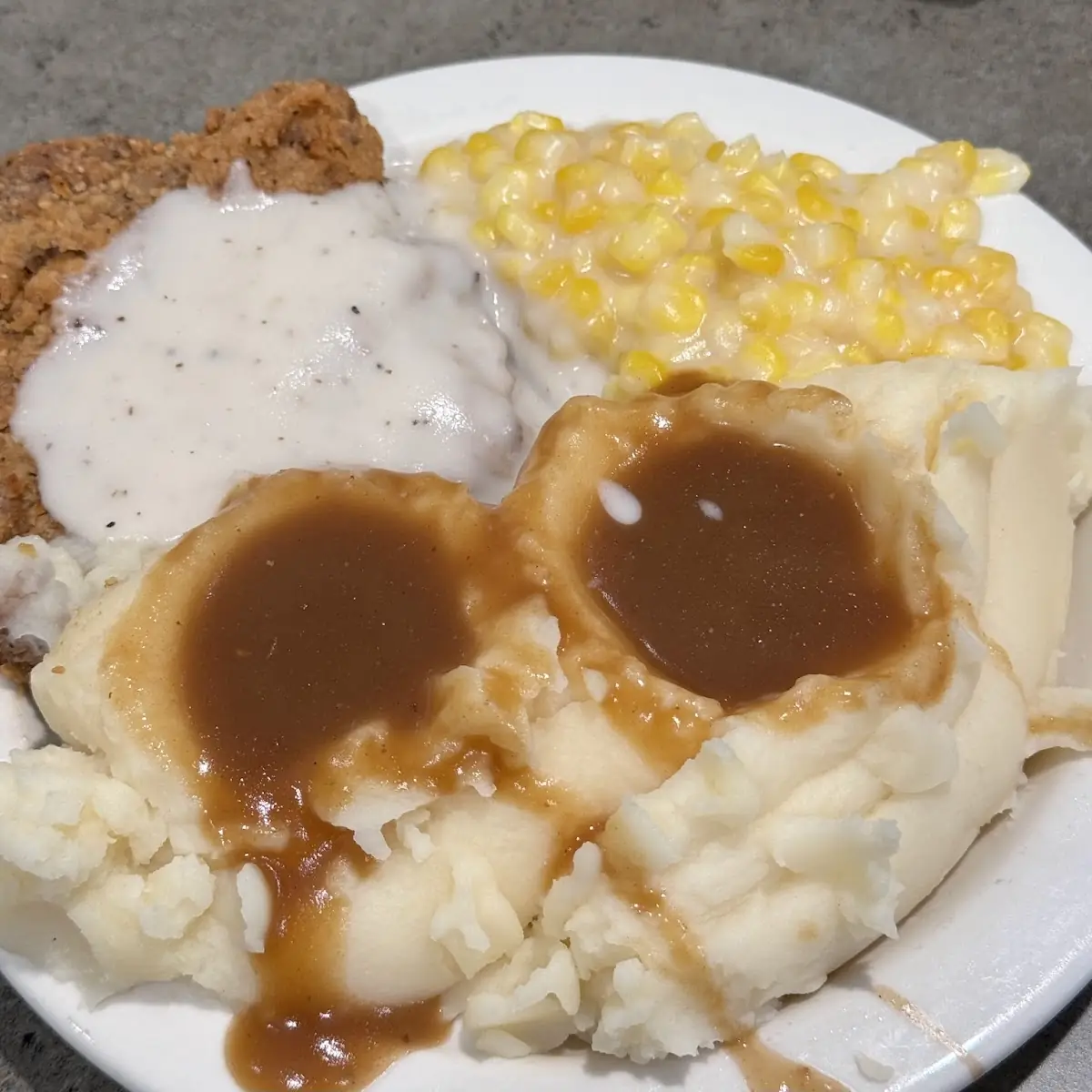 Country Fried Steak Mashed Potatoes