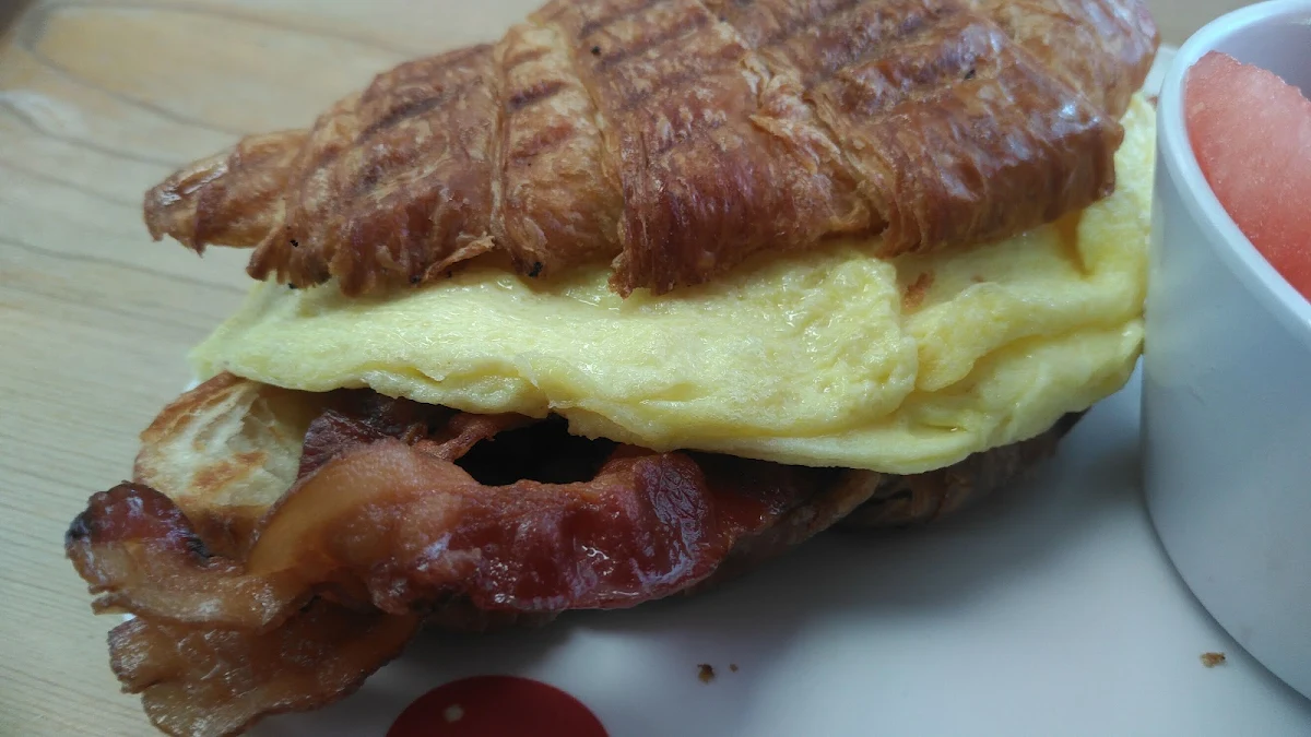 Bacon Egg Cheese Croissant