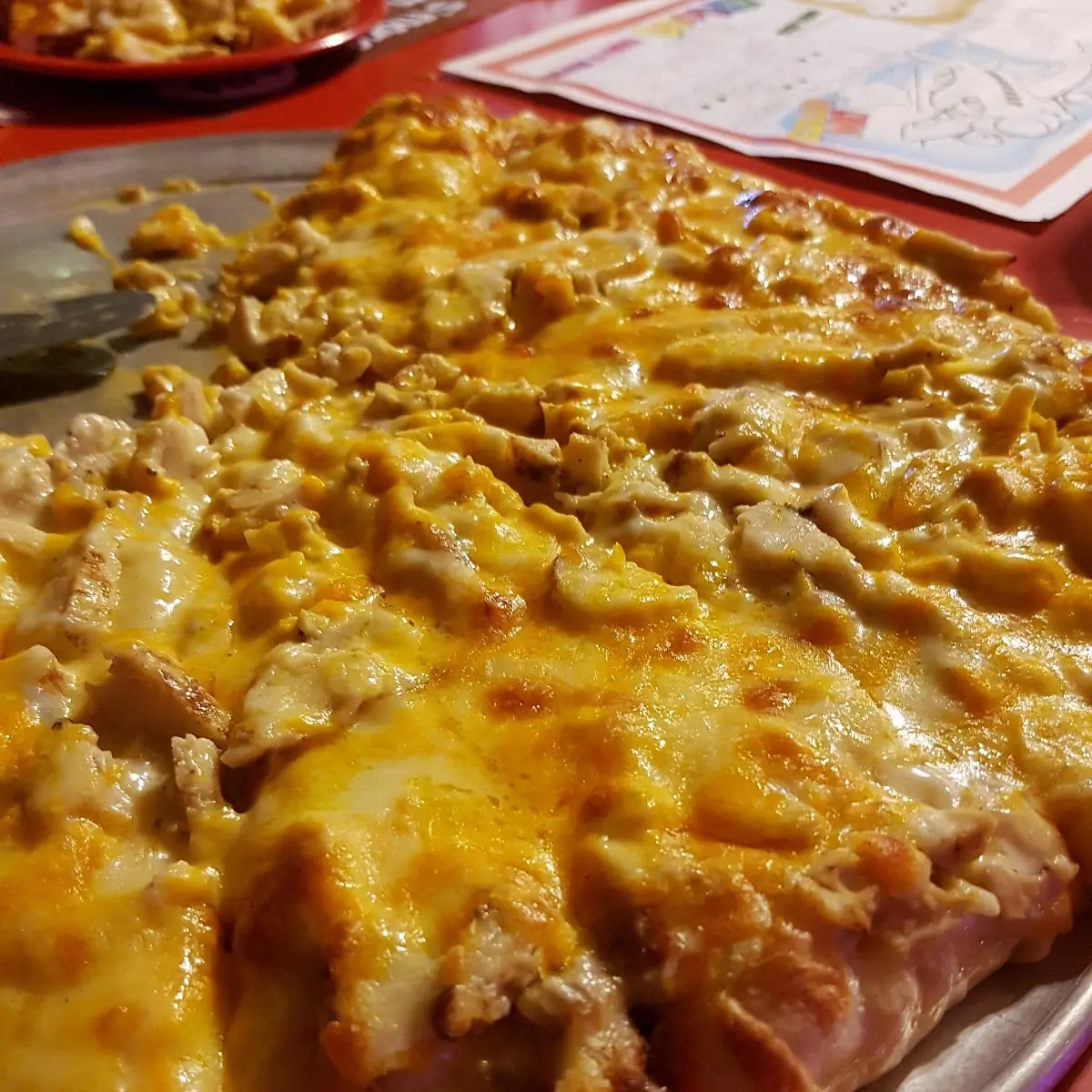 Chicken Alfredo Pizza