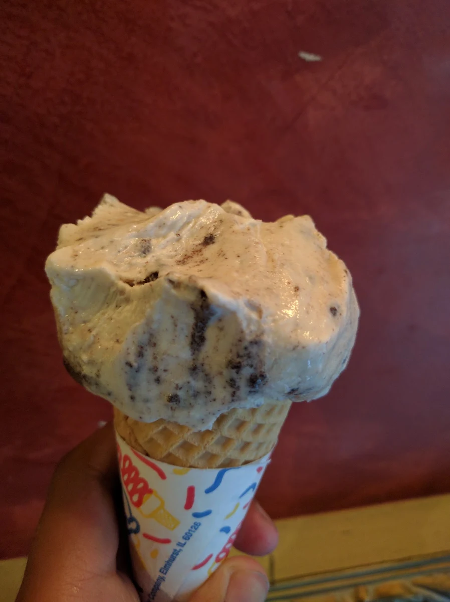 Cookies & Cream Ice Cream Cone