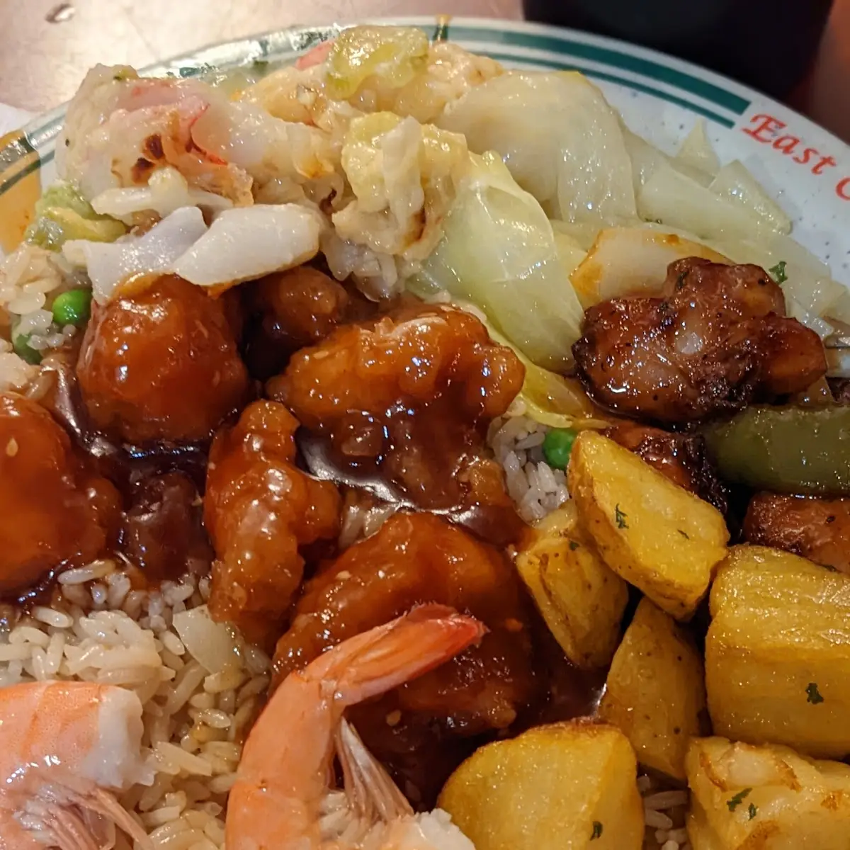 Buffet Shrimp Fried Rice