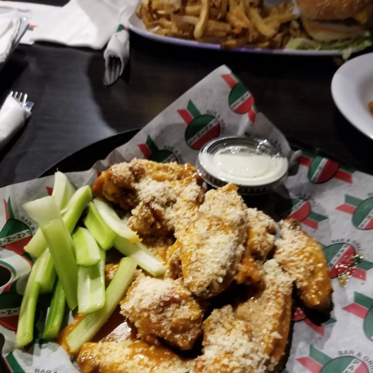 Buffalo Garlic Parmesan Wings