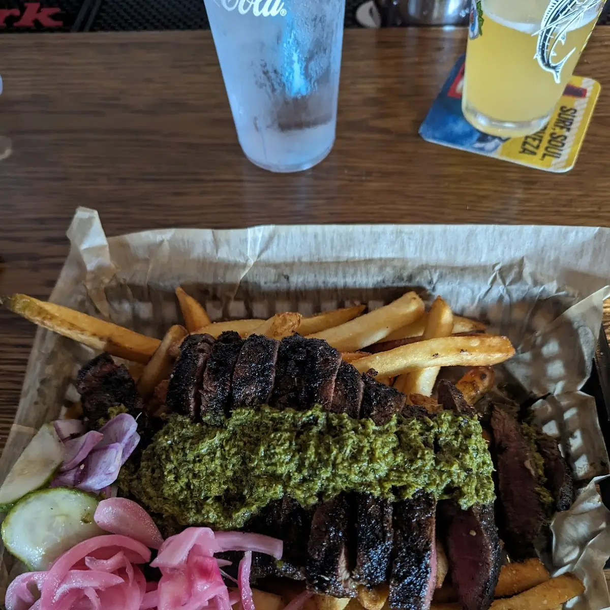Flat Iron Steak N Fries Special