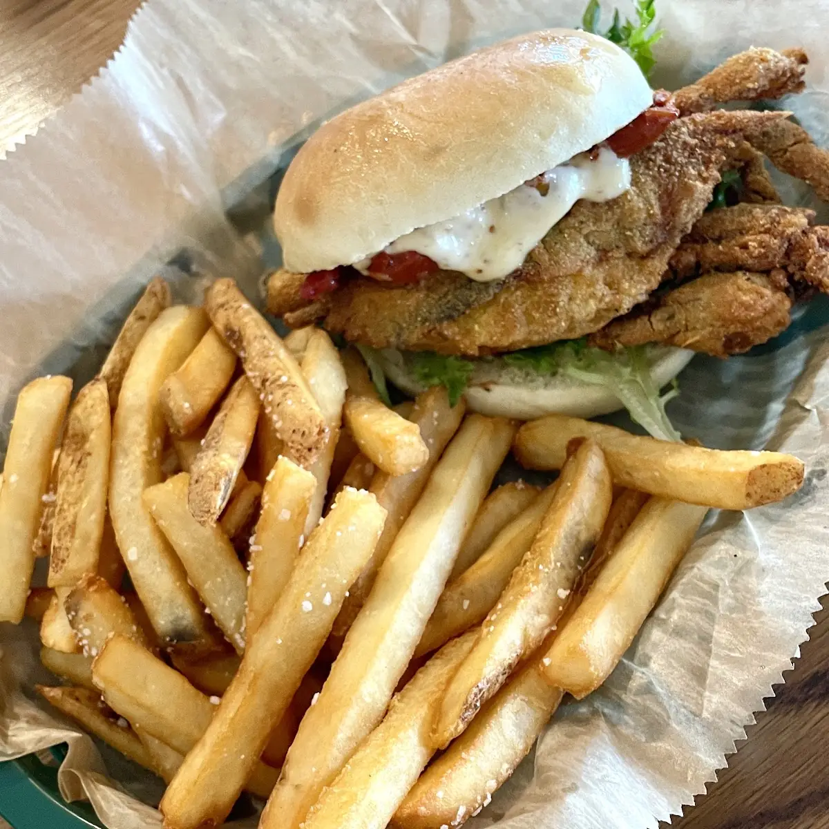 Soft Shell Crab Sandwich Special