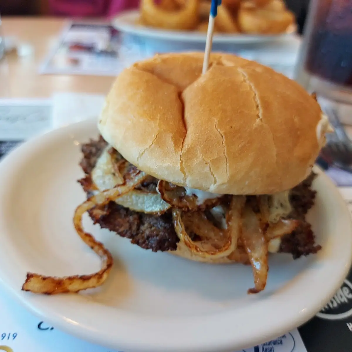 Swiss Mushroom Burger
