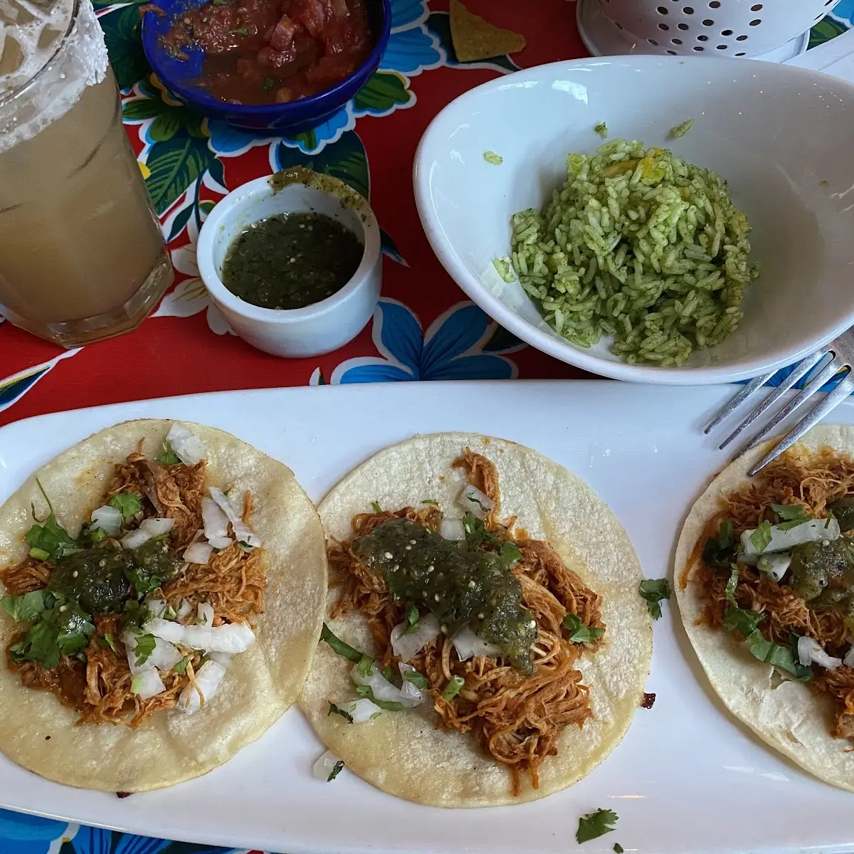 Tacos with Cilantro Rice