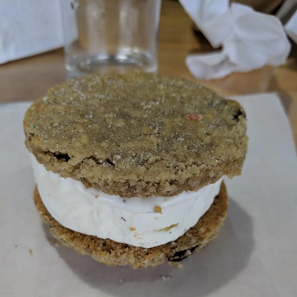 Oatmeal Raisin Ice Cream Cookie