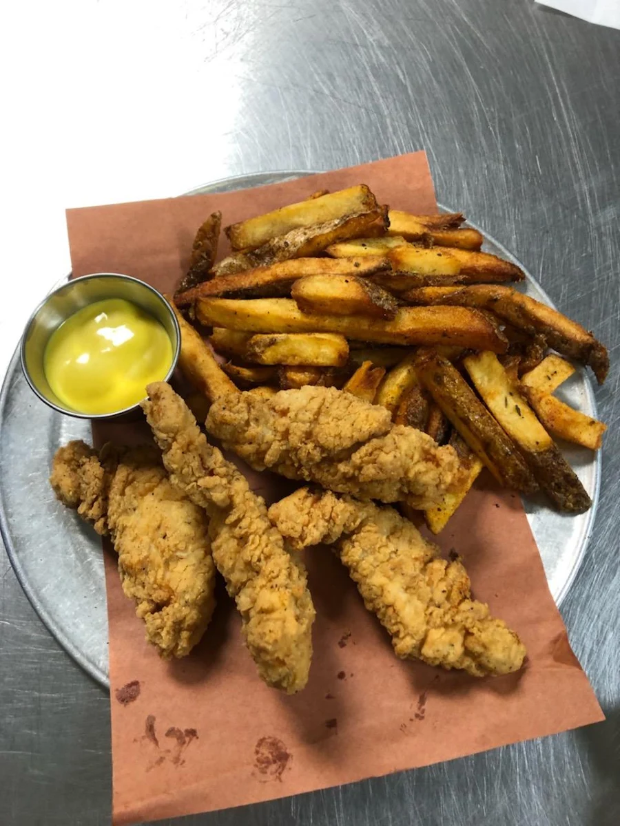 Chicken Strips and Hand Cut Fries