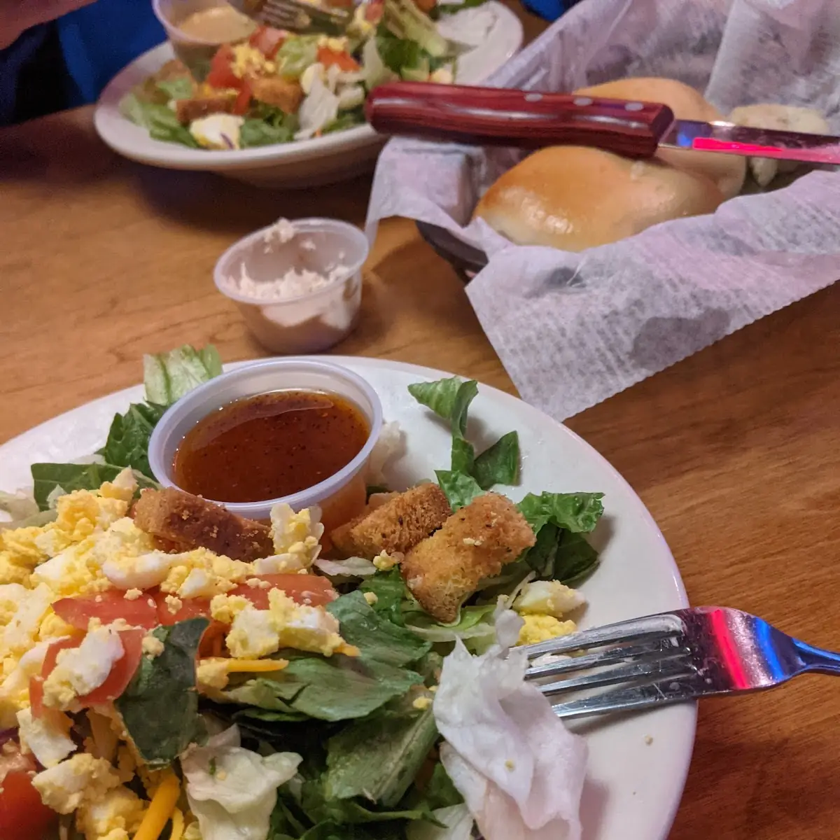 House Salad with Oil and Vinegar
