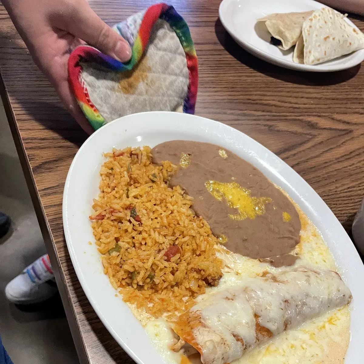 Chili Relleno Cheese Enchilada & Taco