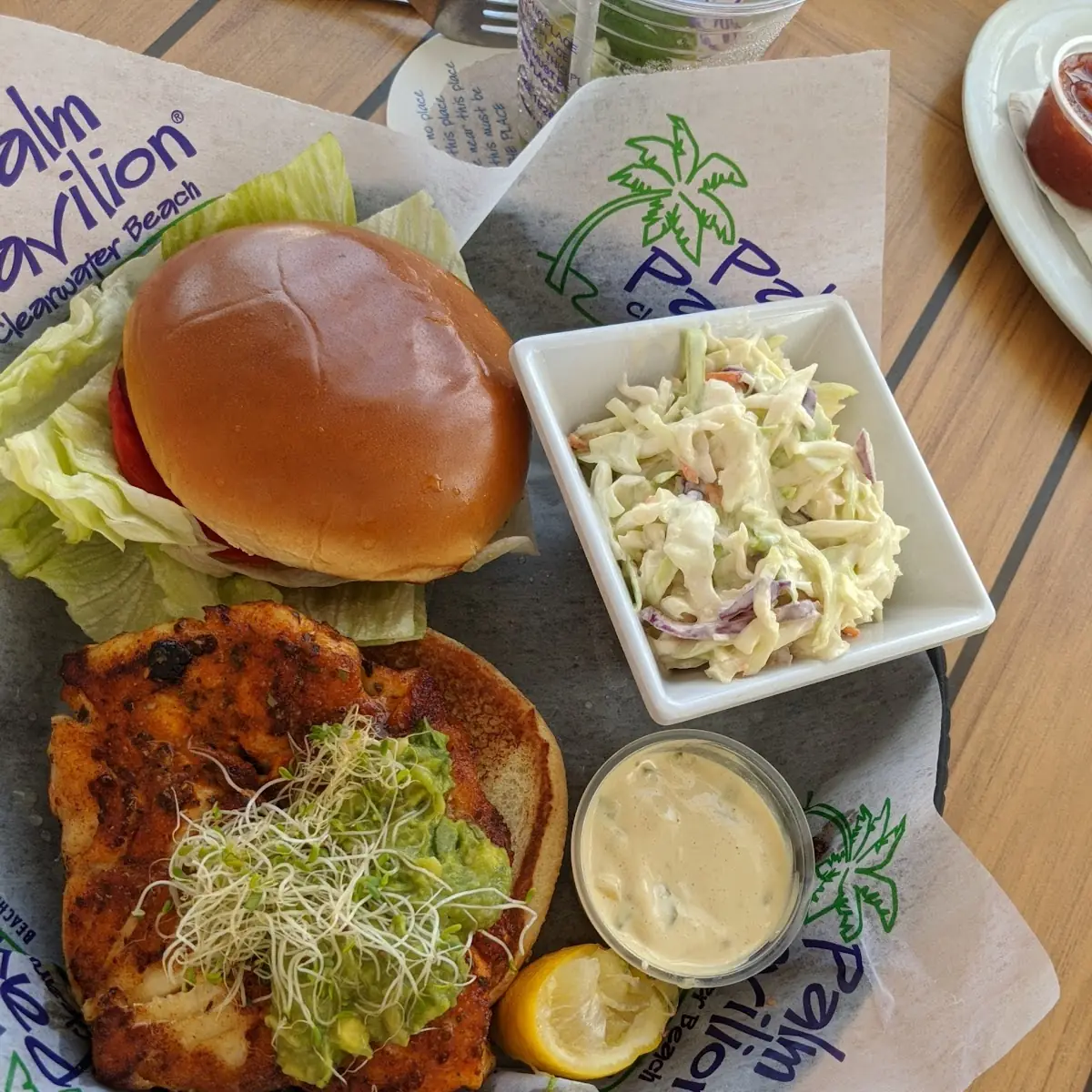 Fresh Grouper Sandwich