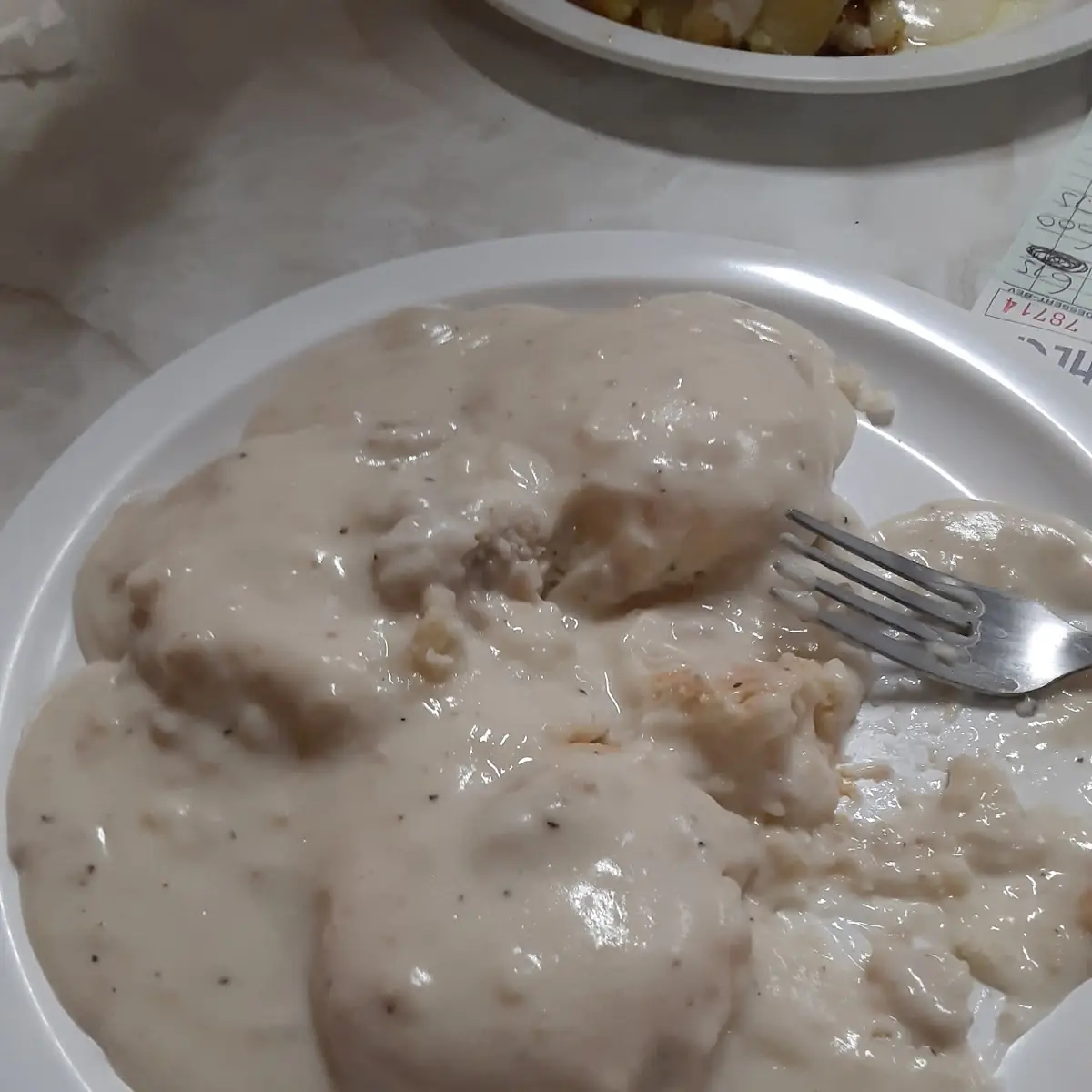 Sausage Gravy and Biscuits