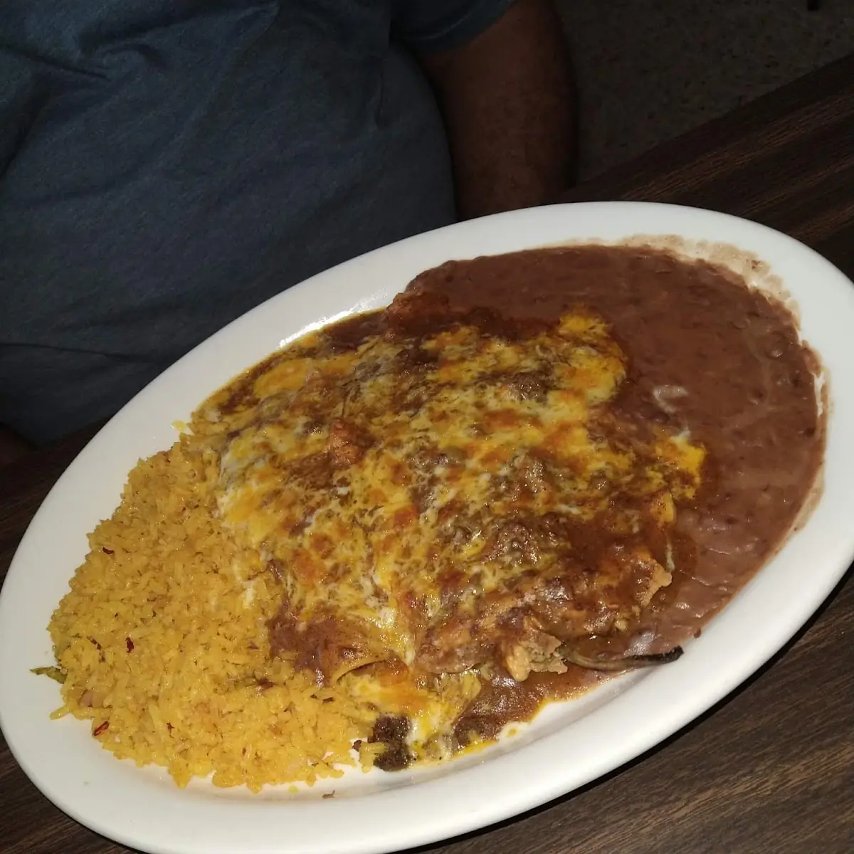 Chile Rellenos Stuffed with Ground Beef and the Ground Beef Enchilada