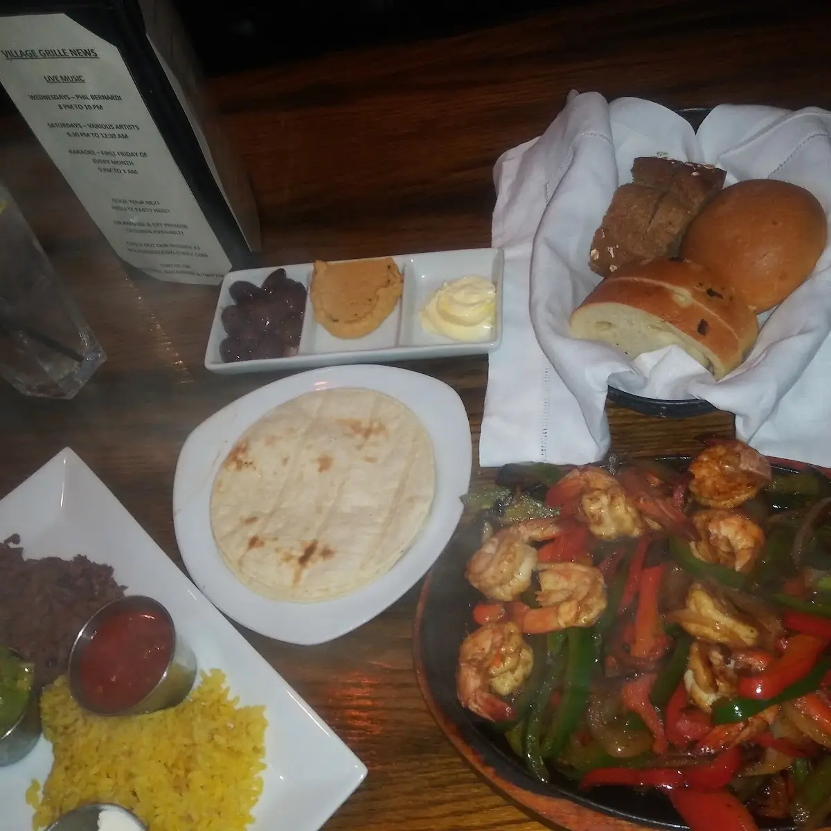Shrimp Fajitas