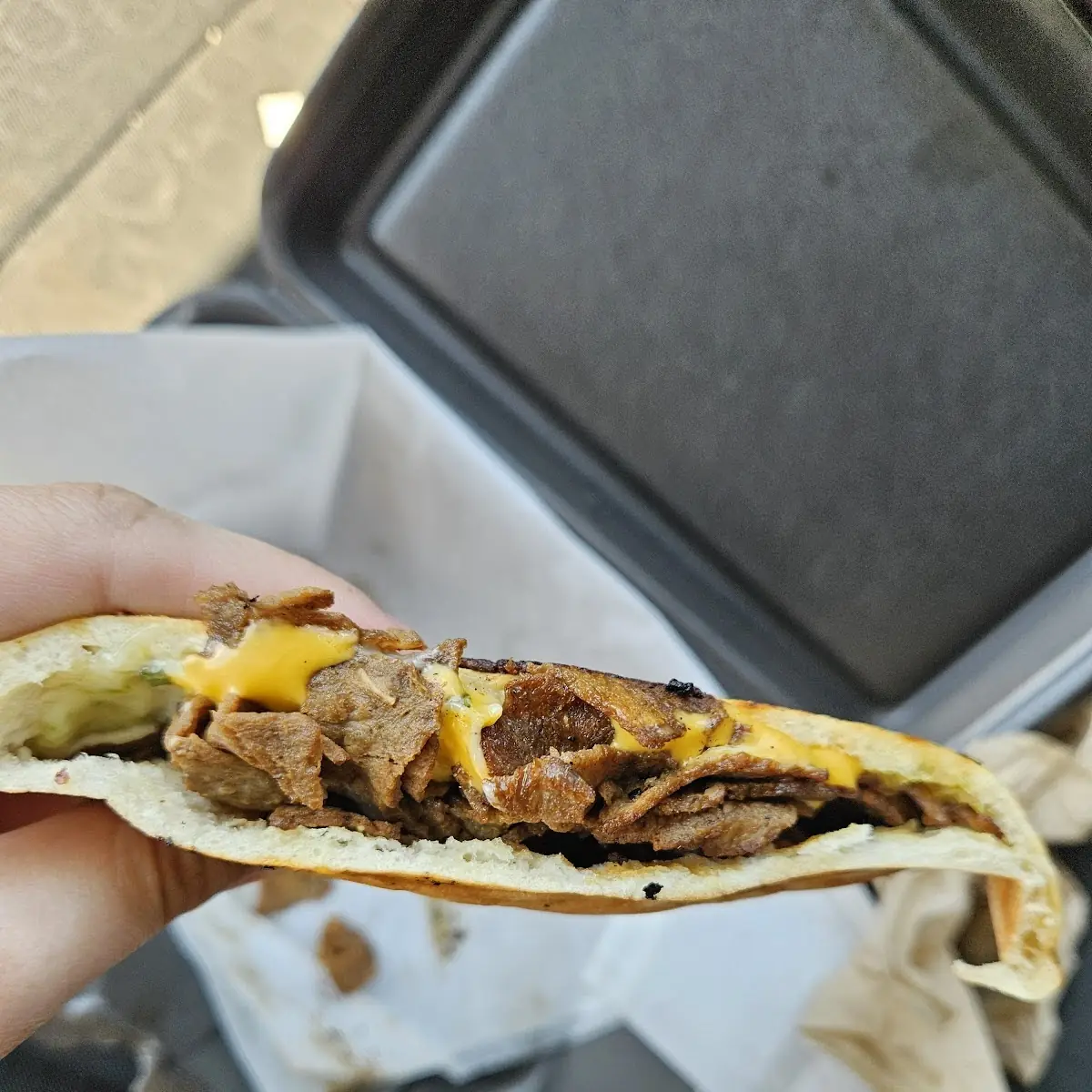 Steak Egg and Cheese Sandwich