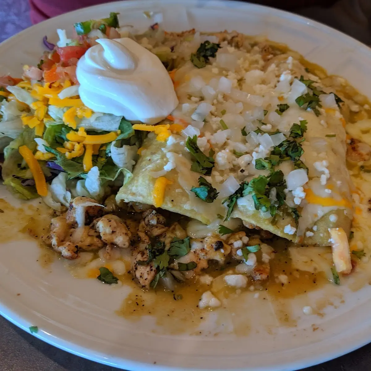 Chicken Enchiladas