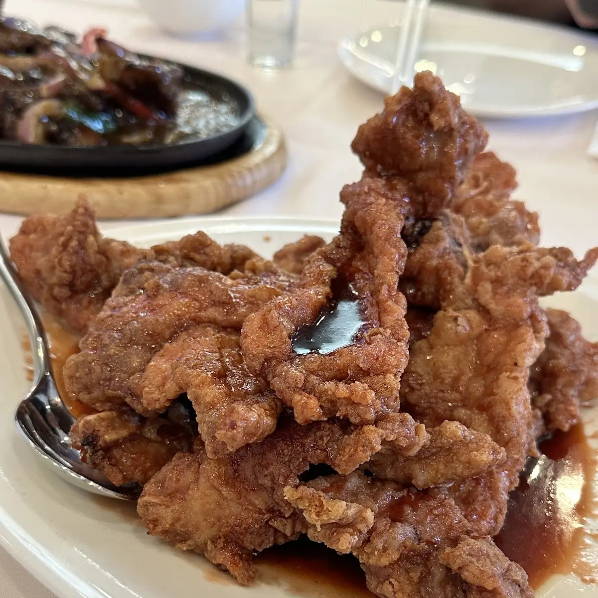 Peking Pork Chop with Fried Crispy Milk