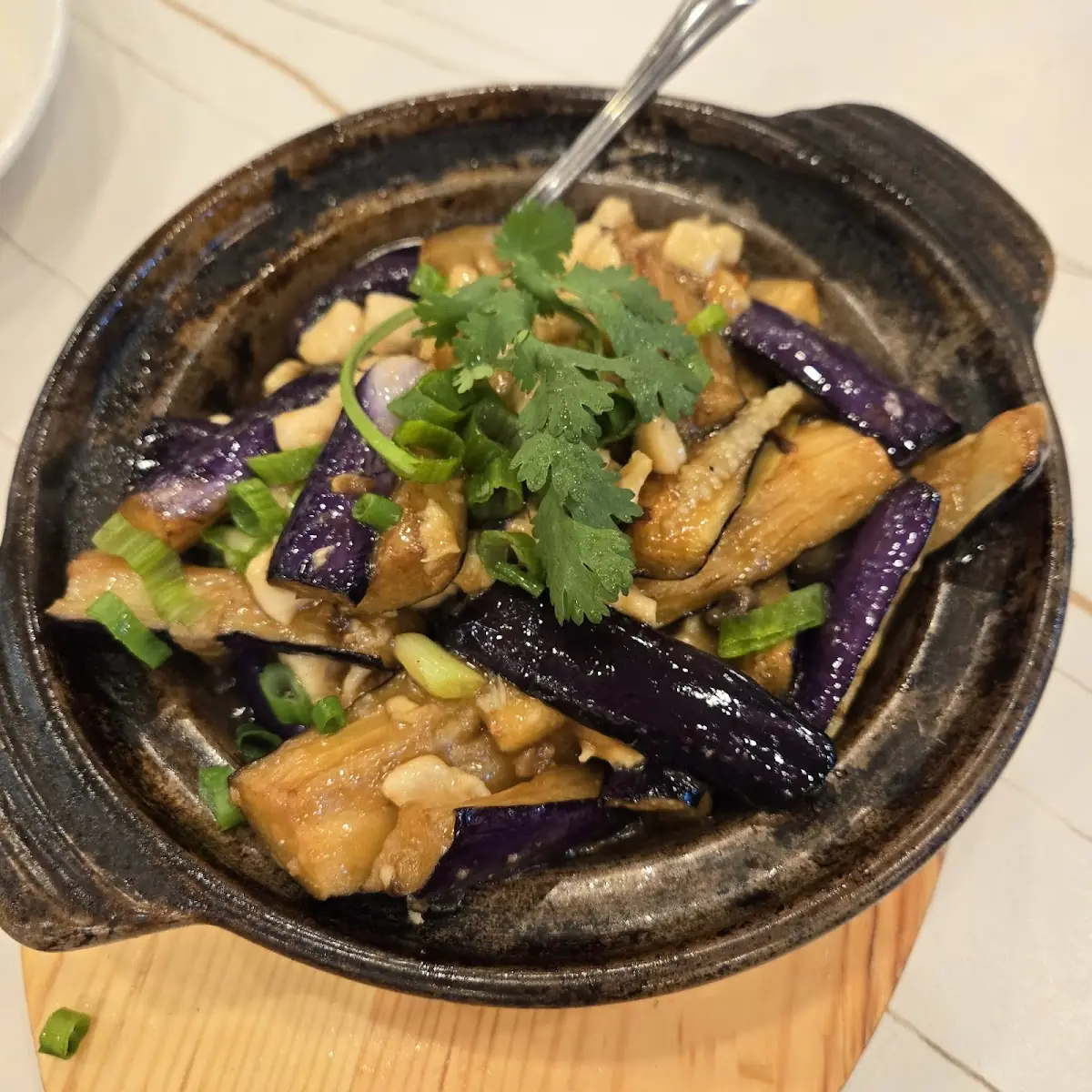 Salted Fish Chicken & Eggplant Casserole