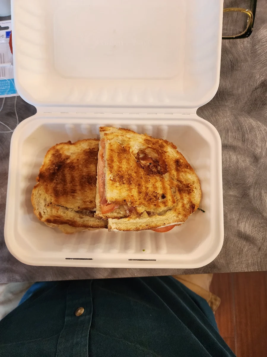 Grilled Cheese with Added Tomato