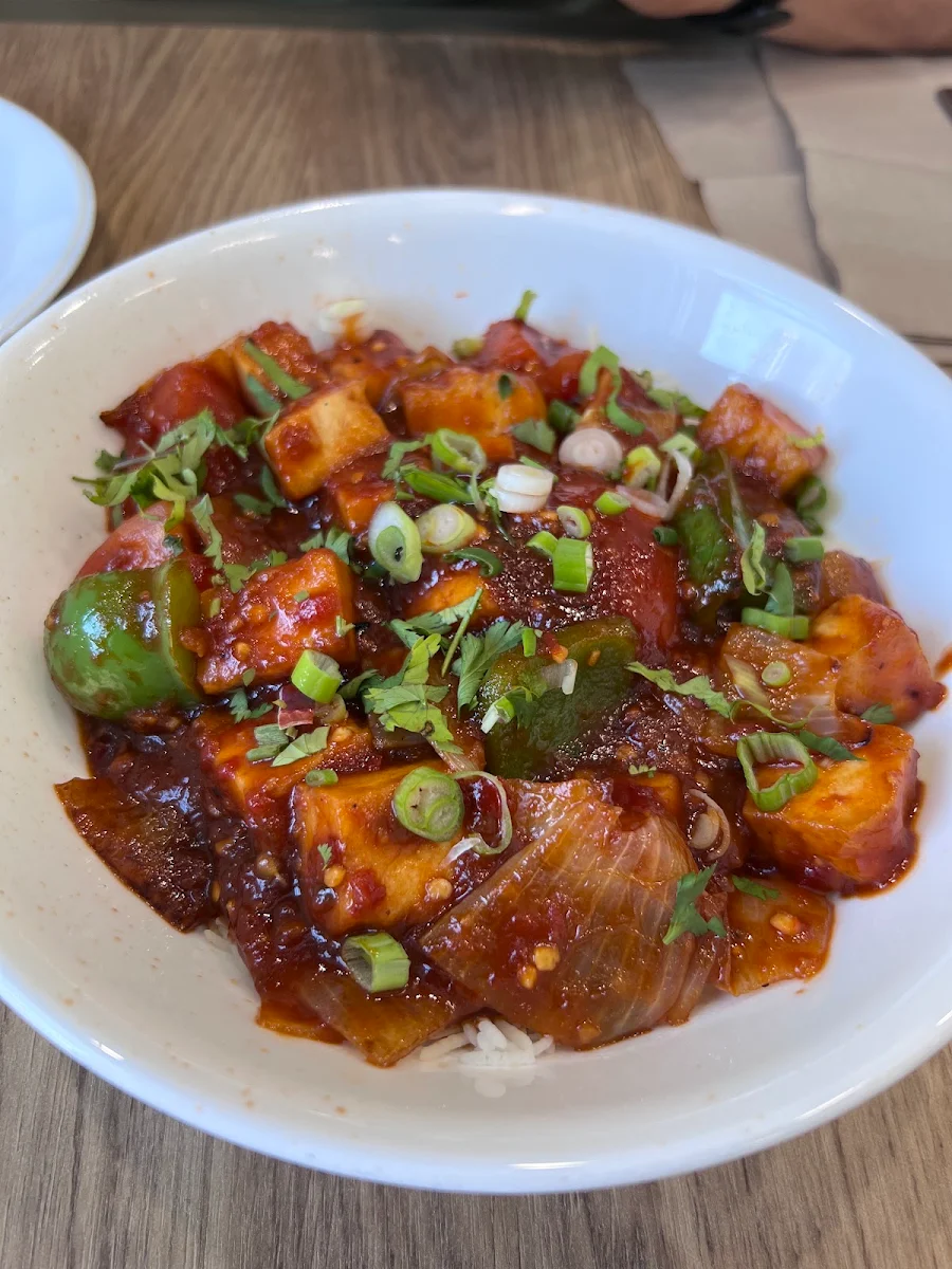 Paneer Chill with Rice